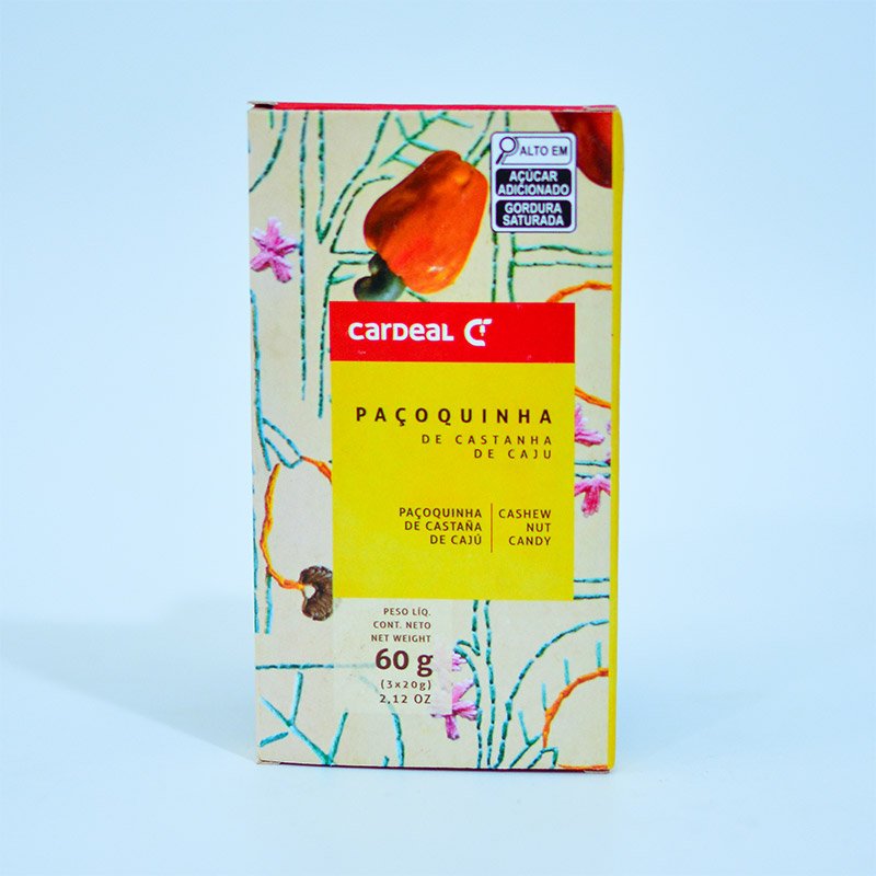 Paçoquinha de Castanha de Caju - Cardeal