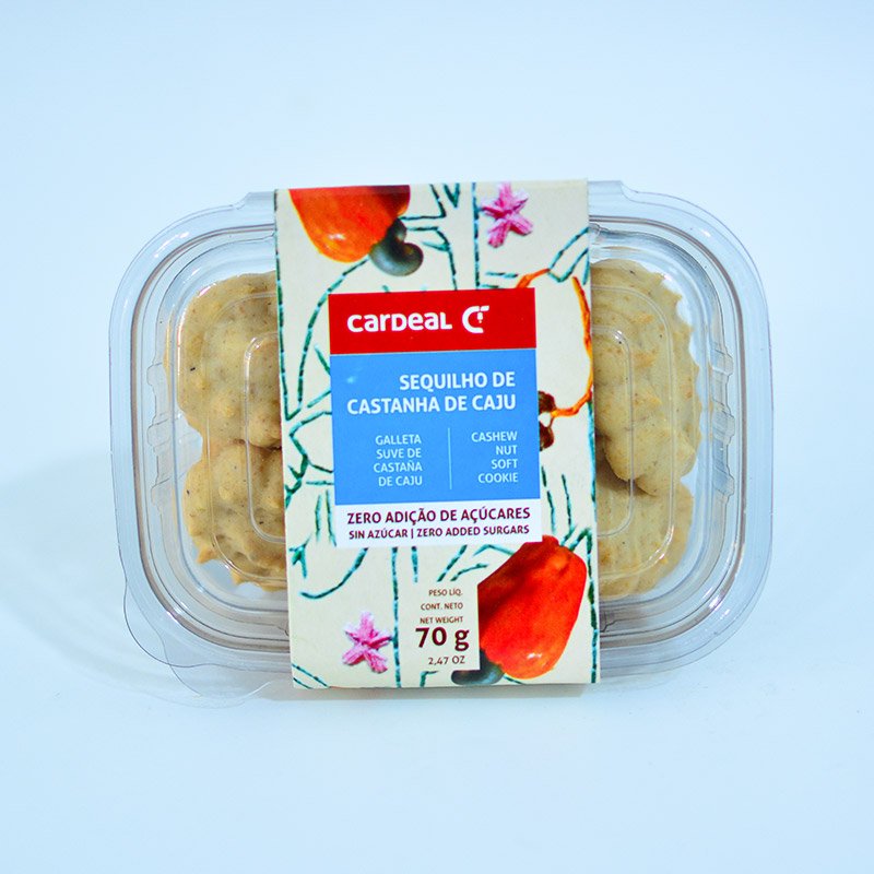 Sequilho de Castanha de Caju com Zero Adição de Açúcar - Cardeal